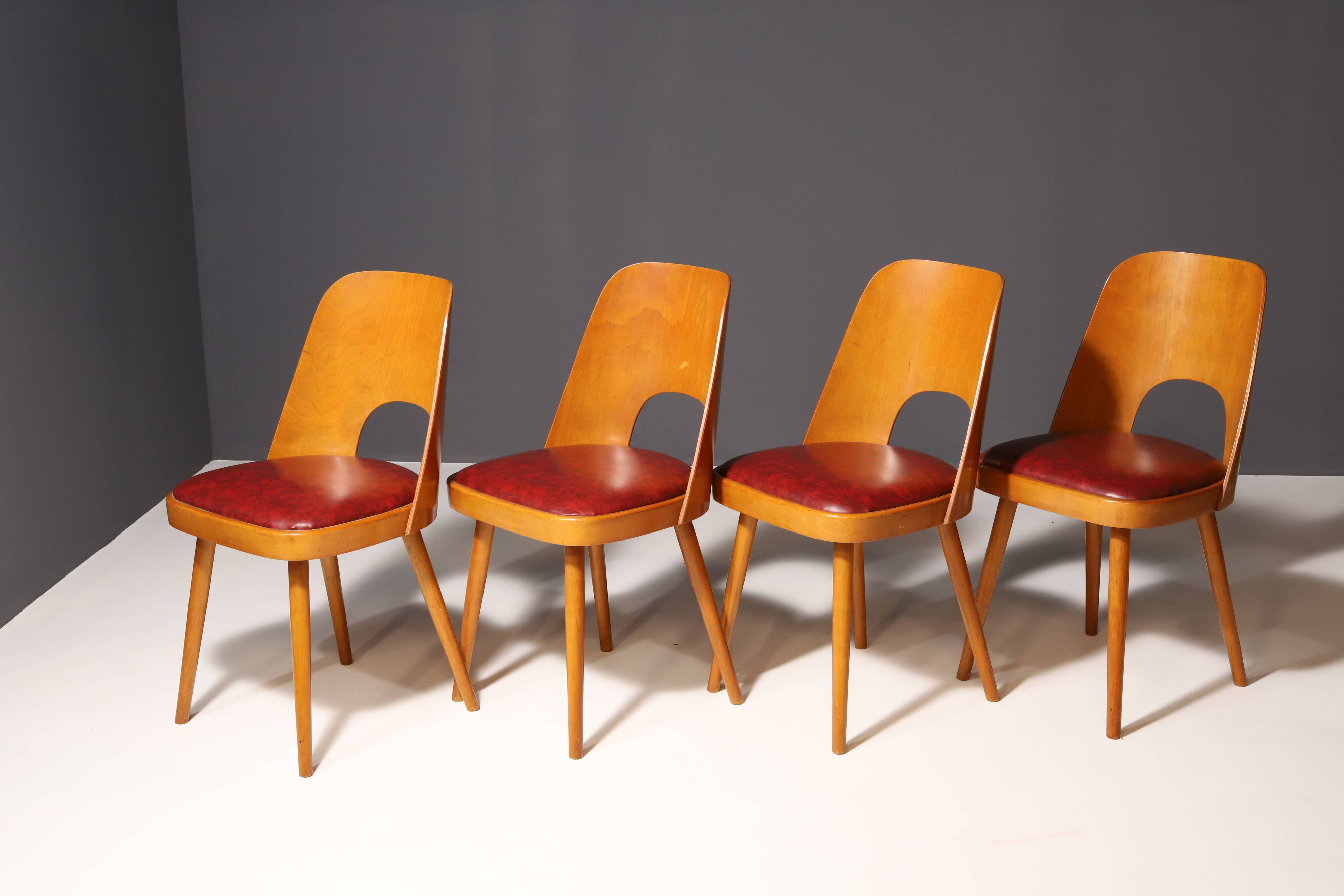 Mid Century dining chairs by Radomír Hofman, 1960´s, set of 4