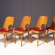 Mid Century dining chairs by Radomír Hofman, 1960´s, set of 4