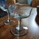 8 mismatched vintage champagne coupes
