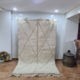 Handmade wool Berber rug 250x150 cm