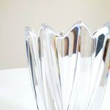 Tulip vase in Swedish crystal 70s