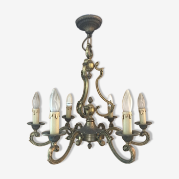 Bronze chandelier