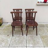 4 vintage bistro chairs