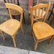 Lot de 10 chaises bistrot dépareillé vintage