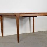 Danish Midcentury Extending Teak Table.