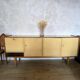 Vintage sideboard from the 50s/60s with tapered legs in a Scandinavian style.