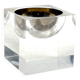 Space age clear lucite ashtray, Italy 1970s