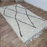 Handcrafted moroccan berber rug 243 x 143 cm
