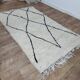 Handcrafted moroccan berber rug 243 x 143 cm
