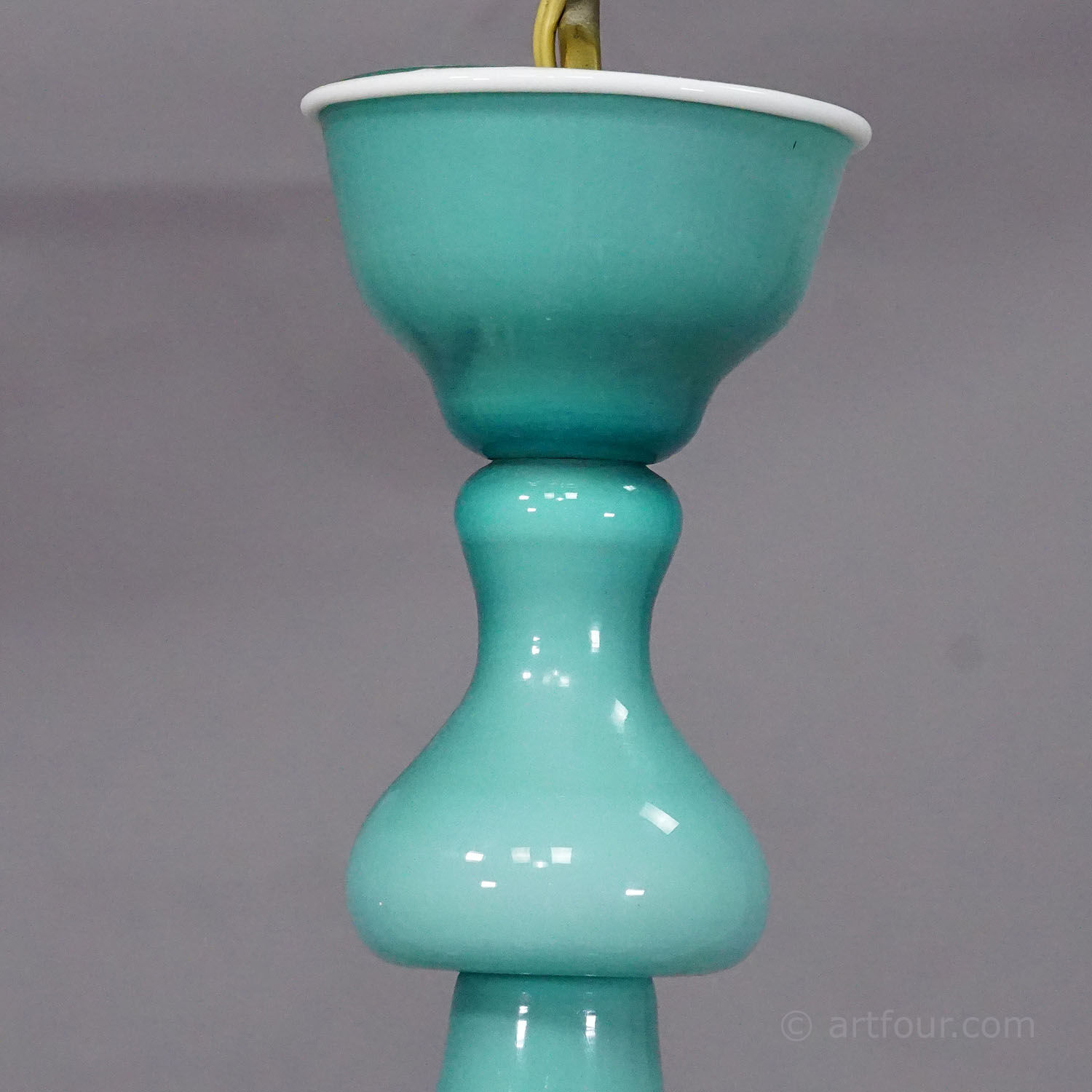 Murano glass chandelier by Gio Ponti for Venini, 1940s