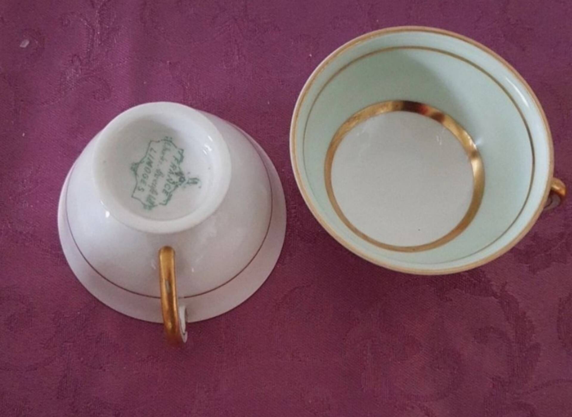 Set of 4 coffee cups from Manufacture Charles Ahrenfeldt