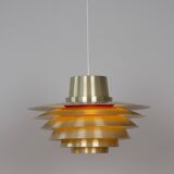 Suspension vintage danoise XL Vérone par Svend Middelboe, Nordisk Solar, 1962