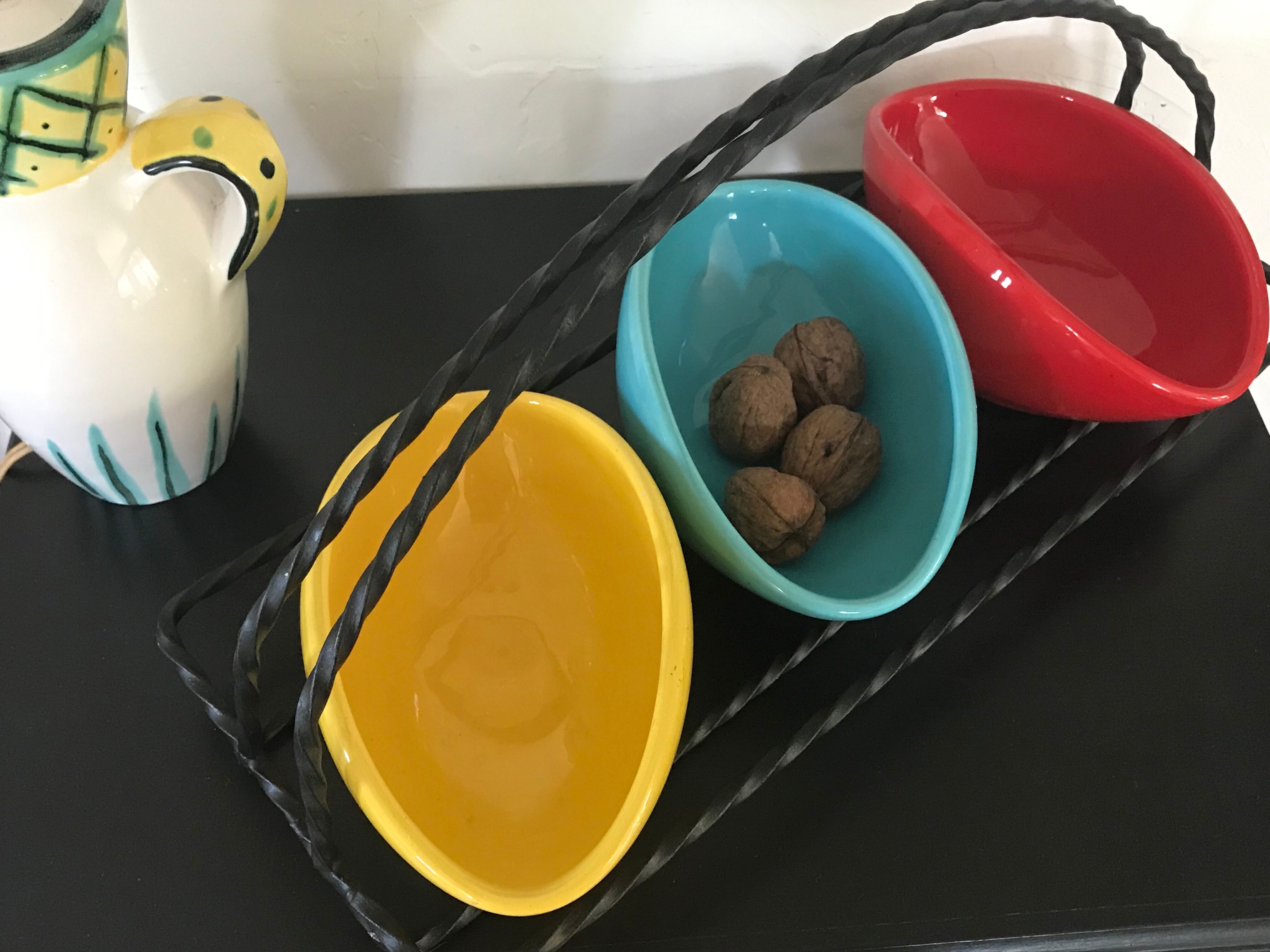 Vintage Vallauris ramekins