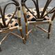 Lot de 3 Chaises fauteuils en rotin