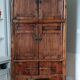 Antique bamboo cabinet from Asia