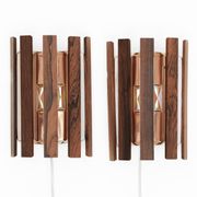 Pair of wall lights/sconces by Werner Schou for Coronell Elektro. Denmark 1960s