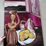 Tableau vintage, nature morte
