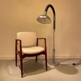 Vintage Cosack lamp! Chrome standing lamp. Unique flexibel Chrome standing lamp