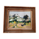 Huile sur toile - Campagne Provençal - Michel Jouenne