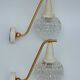 Paire d'appliques vintage mural 1950