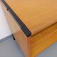 Vintage ARP Minvielle sideboard by Guariche Mortier Motte in light wood and black metal