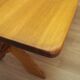 Solid oak dining table by Henning Kjærnulf, Denmark, 1960s