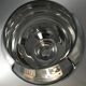 Vase form boule in smooth verre effect chromé or silver mercury 22 cm