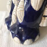 Pair of ceramic elephant side tables