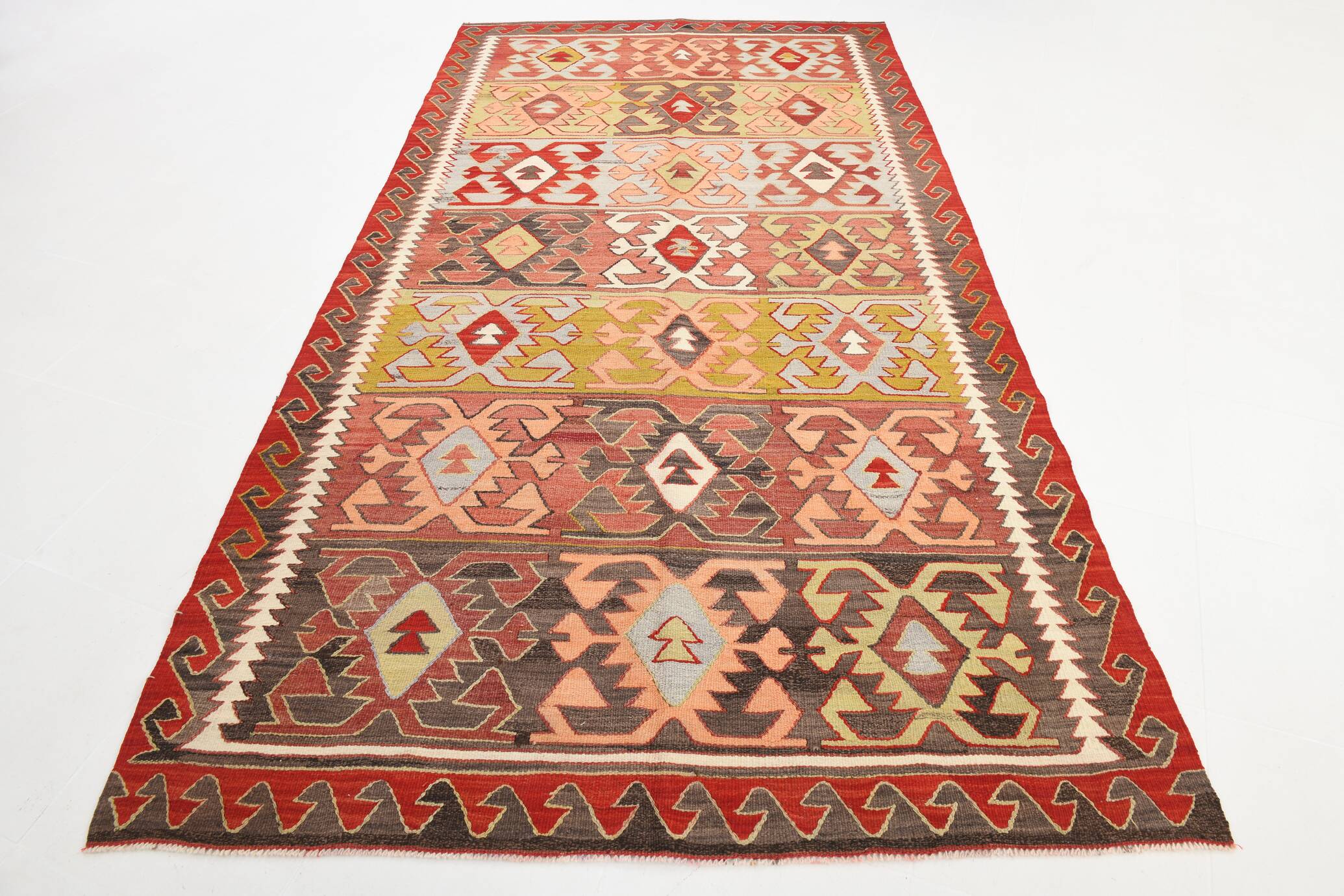 5x10 Rare Style Kilim Rug, 163x309Cm Living Room Rug