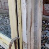 Wooden canopy 3 windows with bellows and abbatant