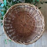 Vintage woven wicker basket