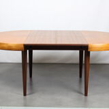 Scandinavian teak round dining table