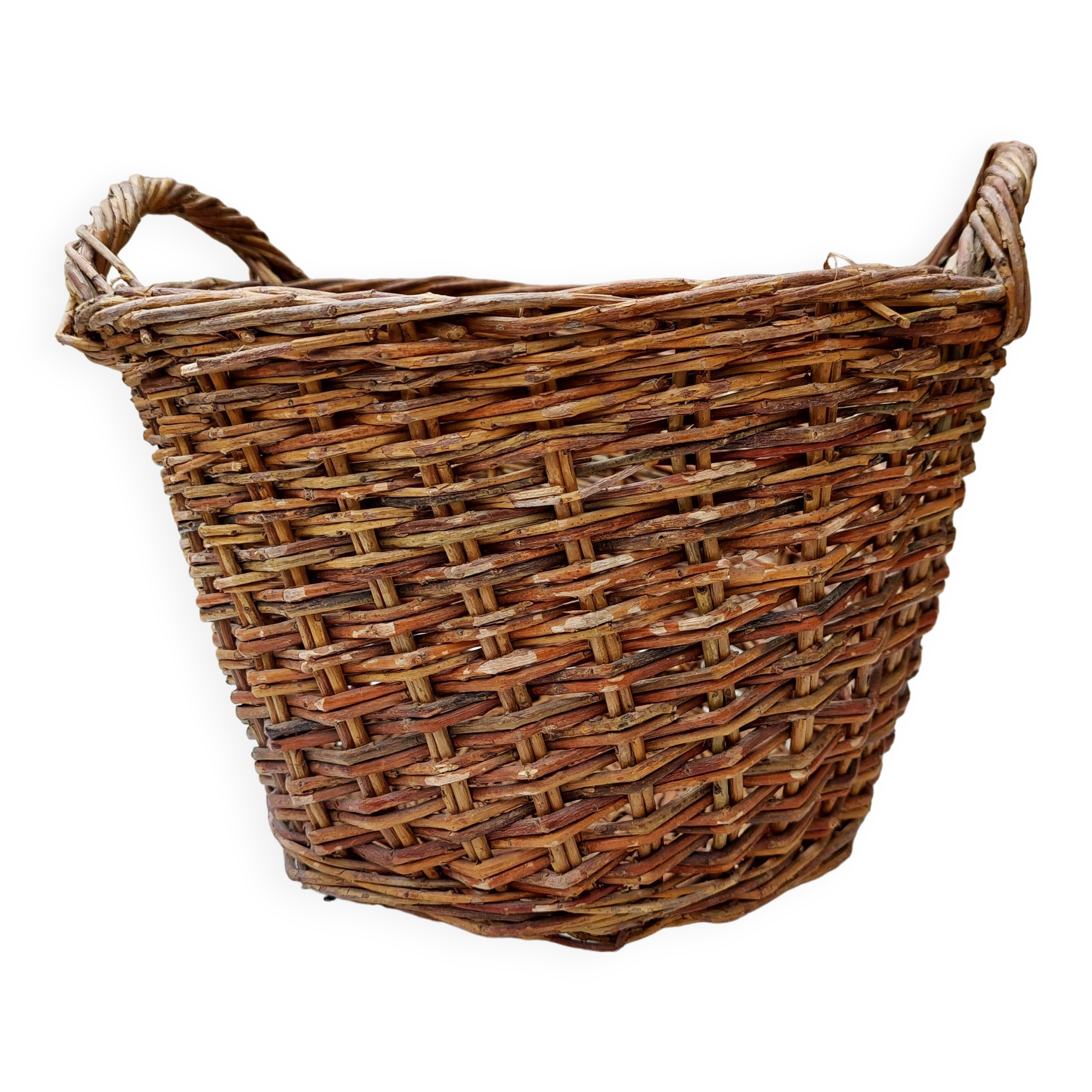Vintage wicker basket 29 cm