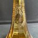Liquor decanter - amber-cut crystal
