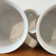 6 cups service, vintage mugs from the 70s, Staffordshire Kiln Craft