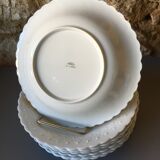 8 porcelain hollow plates Limoges