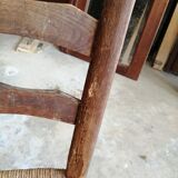 Low straw chair called "nurse"