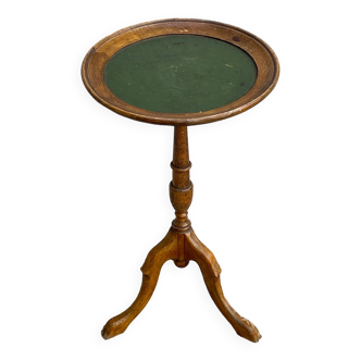 Vintage tripod pedestal table
