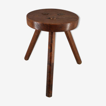 Tabouret de ferme années 60