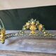 Wrought iron console in Louis XV style, 19th century.