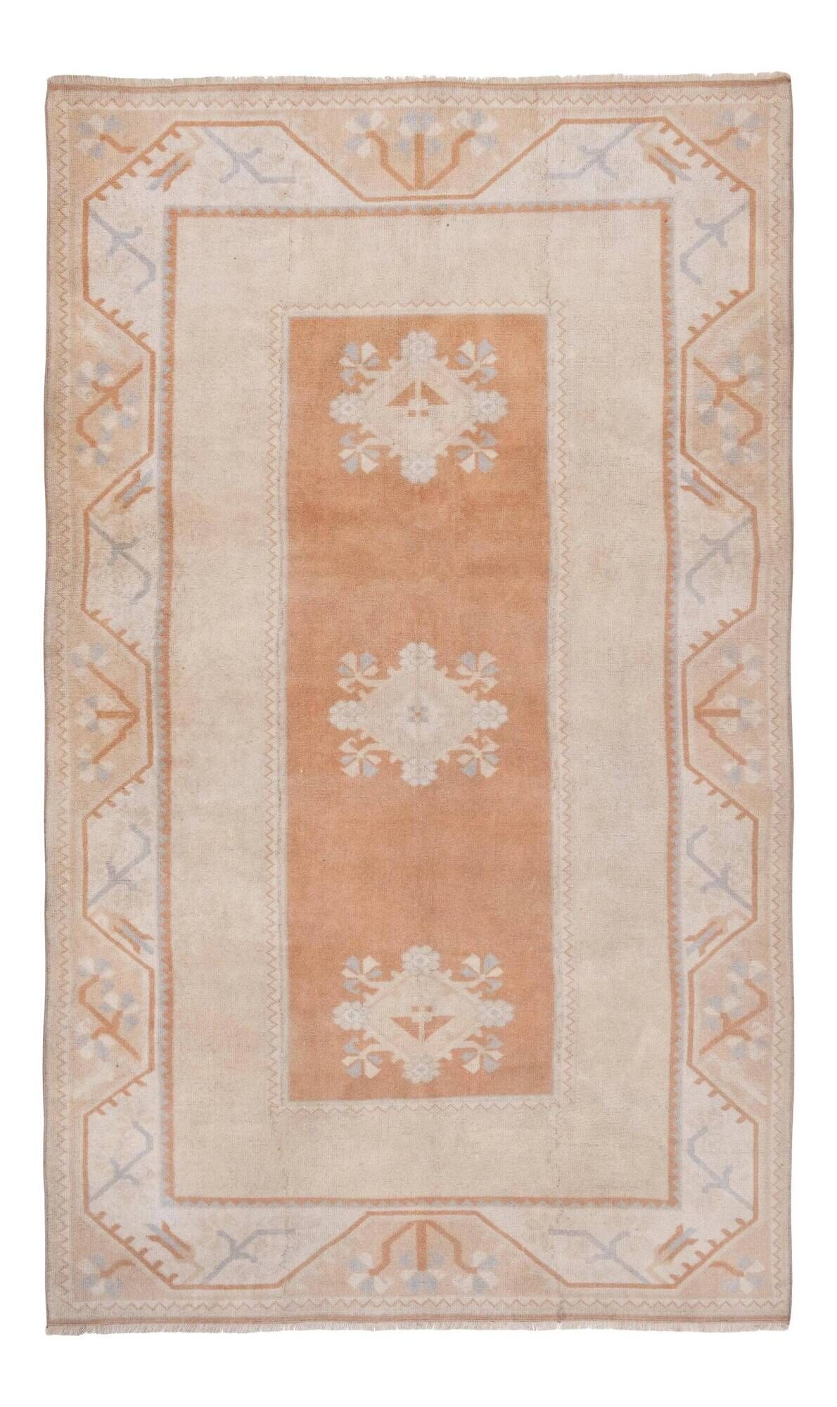 Vintage handmade Turkish rug 156x255 cm