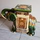 Elephant glazed earthenware