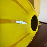 Art Deco yellow glass paste vase