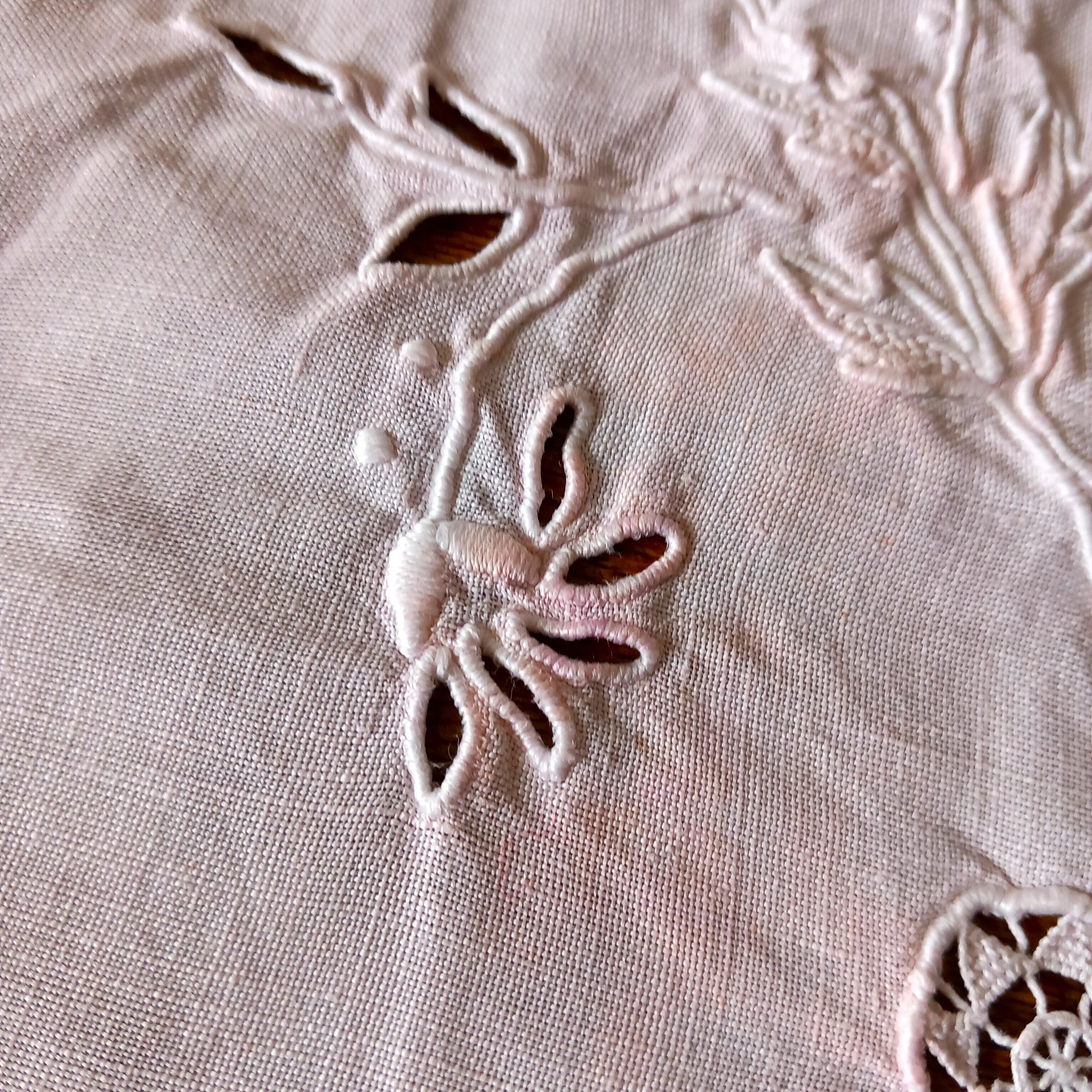 Duo of embroidered pillowcases