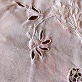 Duo of embroidered pillowcases