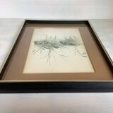 Large frame with rabbits in nature