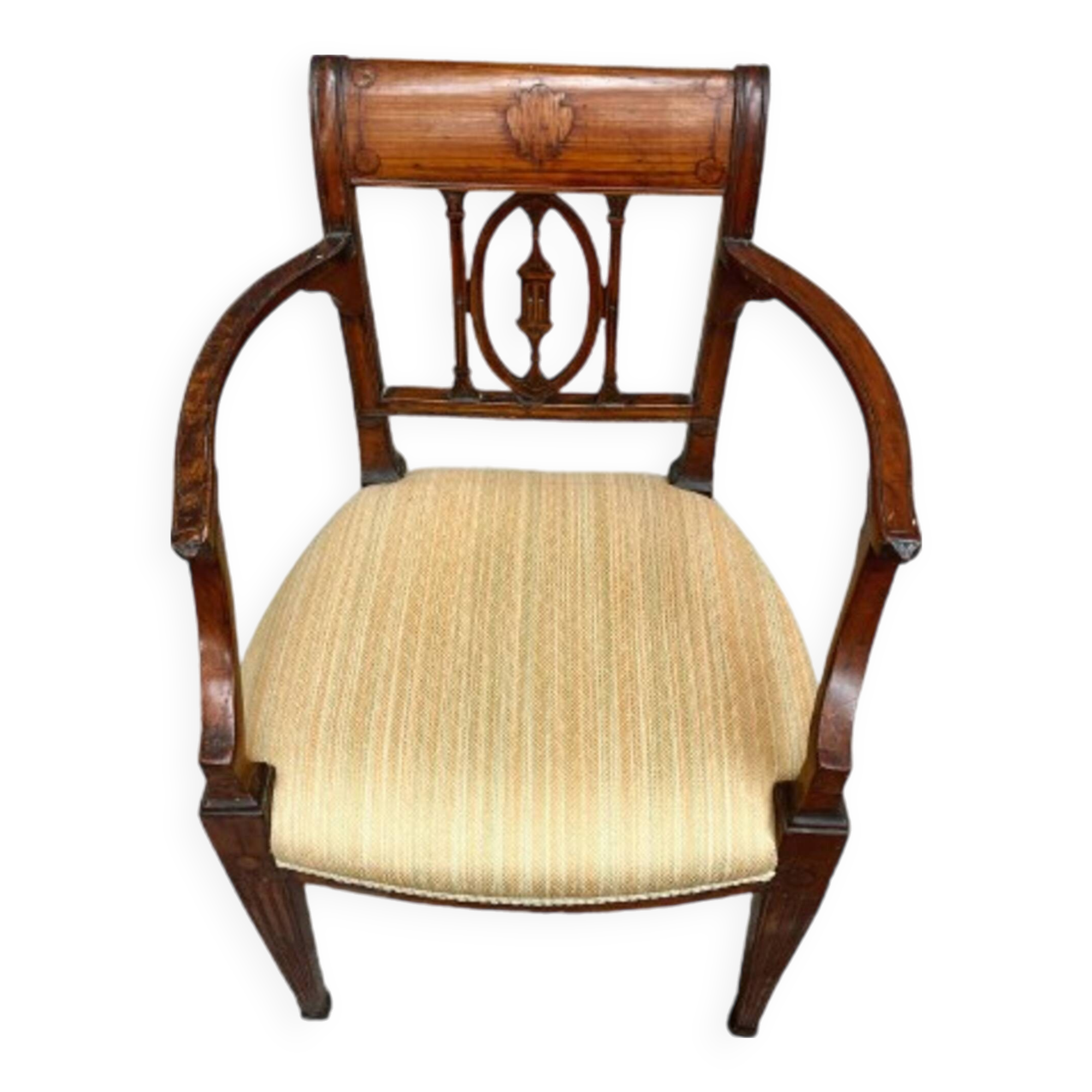 Mahogany office chair
