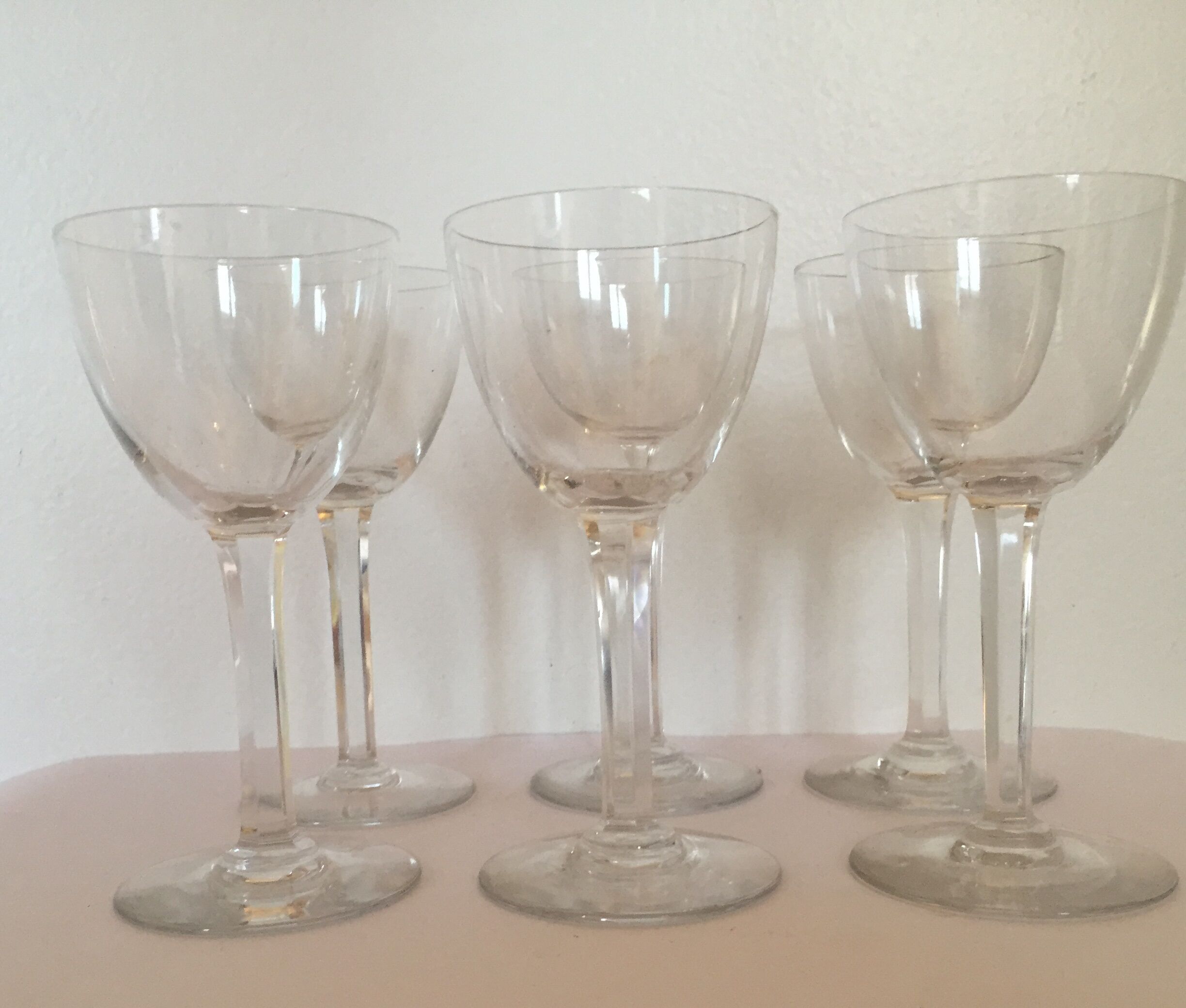 Set of 6 Crystal glasses