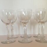 Ensemble de 6 verres en cristal
