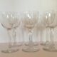 Set of 6 Crystal glasses